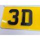 4D 3D UK Number Plates